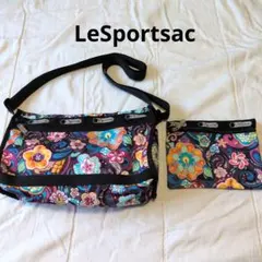 新品✨LeSportsac/ハンドバッグ/ハワイ限定/入手困難/ポーチ付き/花柄 新品】レスポートサック 花柄 ハワイ限定 入手困難 ショルダーバッグと