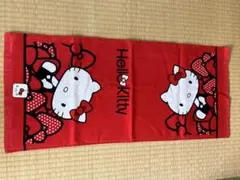 Hello Kittyタオル レッドのサムネイル
