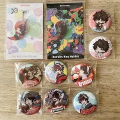 ワイテルズ Broooock escape 極楽湯 タワばら アクキー 缶バッジ