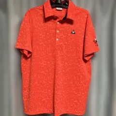 le coq sportif オレンジ　ゴルフシャツ　3L