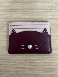 kate spade NEW YORK 猫モチーフ カードケース
