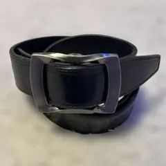 【値下】COMME CA MEN 無段階スライド 穴なし バックル レザーベルト