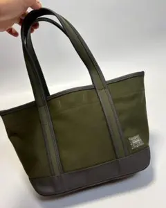 PORTER◆ボーイフレンドトートバッグ/--/BLK カーキ