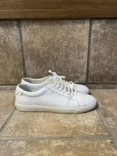 極美品✨HERMES エルメス スニーカー トワルH ゲット 本革 27ホワイト