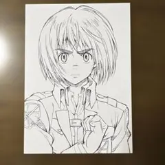 進撃の巨人原画集特典ポストカード（第3巻）