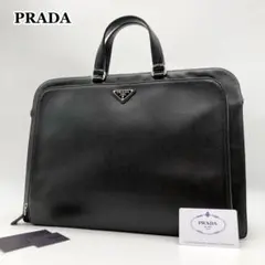 希少！PRADA プラダ　レザービジネスバッグ美品 プラダ(Prada) レディース レザー ハンドバッグ,ショルダーバッグ