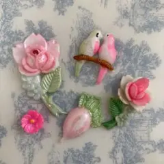 ヴィンテージ　セルロイド　カボションAset