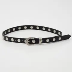 【完売】LAGUA GEM ラグアジェム STUDS THIN ベルト ブラック