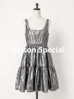 Maison specialティアードチュニックシルバーメタリックのサムネイル
