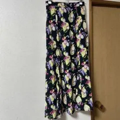 ロペピクニック　カラフルフルーツ柄スカート　サイズ36