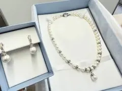 美品！ YUMI KATSURA 真珠 パールネックレス イヤリング セットのサムネイル
