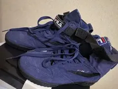 FILA ハイカットスニーカー ネイビー スエード調のサムネイル