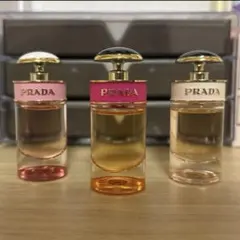 再出品 正規品 プラダ キャンディ 7mL セット 香水 ミニサイズ ミニボトル フレグランス「プラダ キャンディ」シリーズ4種のミニサイズが