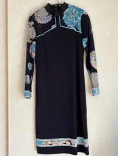 【美品】LEONARD レオナール 近年モデル　カンカン素材 ワンピース 38 LEONARD - 希少サイズ38 LEONARD レオナール 美品❤️カンカン