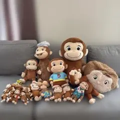 おさるのジョージぬいぐるみセットまとめ売り１９体