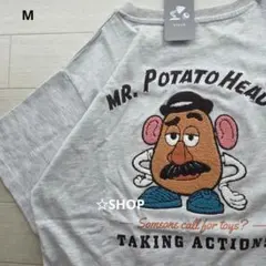 ディズニー トイストーリー ポテトヘッド さがら 刺繍 半袖 tシャツ Mのサムネイル