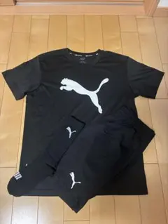 PUMA プーマトレーニングシャツL パンツL上下セット　ソックスおまけ付き