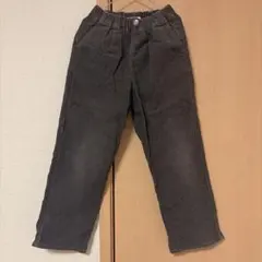 ダークグレー コーデュロイパンツ 130cm グローバルワーク