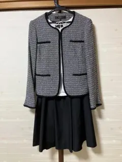 Reflect シフォンティアードブラウス＆スカートのセットアップ　7号