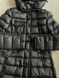 【MONCLER】HERMINE ロングダウンジャケット ブラック0