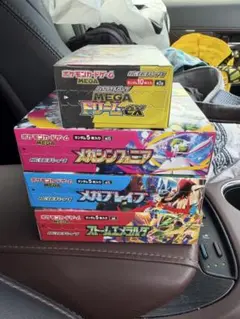 ポケモンカードゲーム MEGA 拡張パック 4種セット　boxシュリなし。