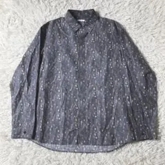 ボンド様HERALBONY コットン長袖シャツ M ダークブルー