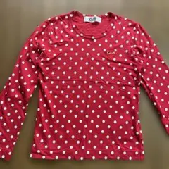 PLAY COMME des GARCONS ドット柄 長袖カットソー S - メルカリ