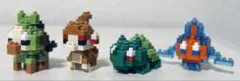 ナノブロック ポケットモンスター 4体セット