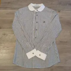ストライプ襟付き長袖シャツ 組曲 入学式卒業式 150 160