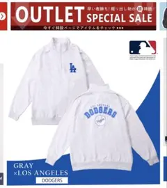 新品MLB スウェット ハーフジップ トレーナー