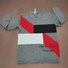 イトキン Christian Aujard 幾何学模様 長袖セーター フリー