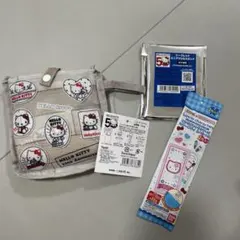 HELLO KITTY エコバッグ　ブックマーク　ミニアクリルスタンド　セット