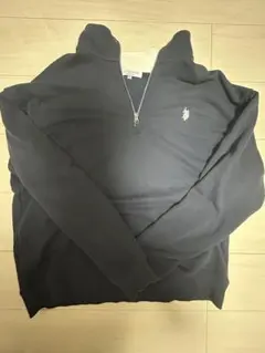 ポロ・ラルフローレン ネイビー ジップアップセーターお値下げ可能