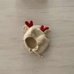 トナカイ　ニット帽　子供　キッズ　帽子　ボンネット　ベビー　クリスマス　韓国風