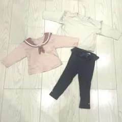 ペアマノン　西松屋　しまむら　トップス　長袖　Tシャツ　レギンス　90