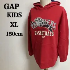 GAP ギャップ　キッズ　パーカー　プルオーバー　フーディ　レッド　XL 12