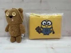 sweet付録 ミニオンズ ティムのミニチャーム＆ボブのポーチセット