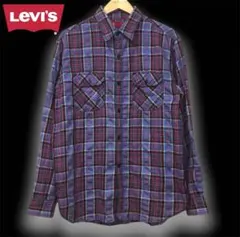 リーバイス Levi's レッドタブ チェック しじら織 ボタンシャツ