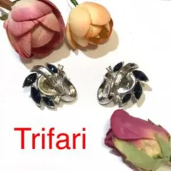 イヤリング トリファリ ブルー