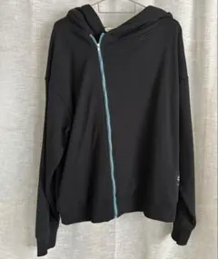 【タグ付き新品】ワールドトリガー × earthコラボパーカー　ブルー