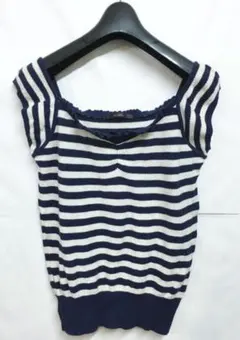 heliopole｜エリオポール ボーダー ノースリーブ カットソー ＄