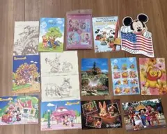 ディズニー　ポストカード　まとめ売り　レトロ