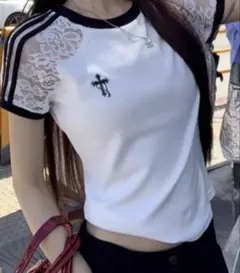 Vipoa レースラインTEE Tシャツのサムネイル