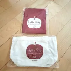 匿名配送　非売品　未開封新品　洋服の青山　キティちゃん　巾着　バック　セット