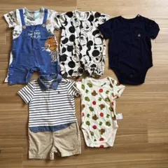 ベビー服 ロンパース 5点セット 80cm まとめ売りのサムネイル