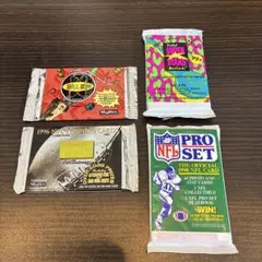 NFLトレーディングカード等　未開封パックセット