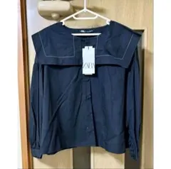 ZARA セーラー襟　ブラウス