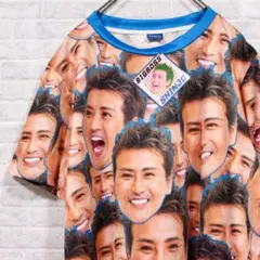 新品未使用タグ付き 新庄剛志 監督 総柄 フルグラフィック Tシャツ グッズ