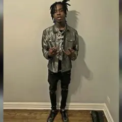 《chief keef》希少　レザージャケット　ヴィンテージ加工　豚革　エディ期