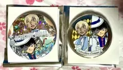 名探偵コナン　キッド　安室　クラックス　バルーン　缶バッジ　メタル　スパークル